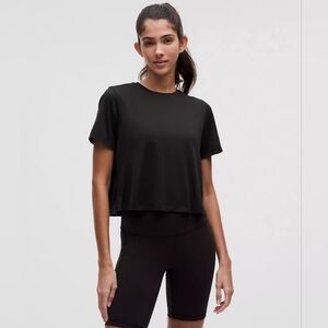 Ultralight Waist-length T-shirt Blk 4